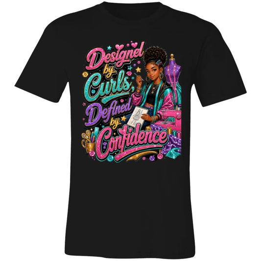 Fashion Designer career tee for girls Ages 13-16 with natural hair pride by Riley's Way