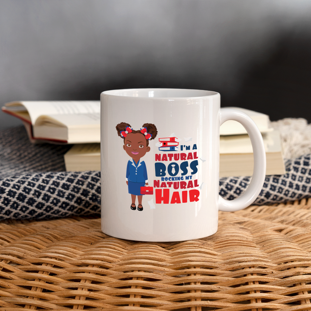 Natural Boss Mug - white