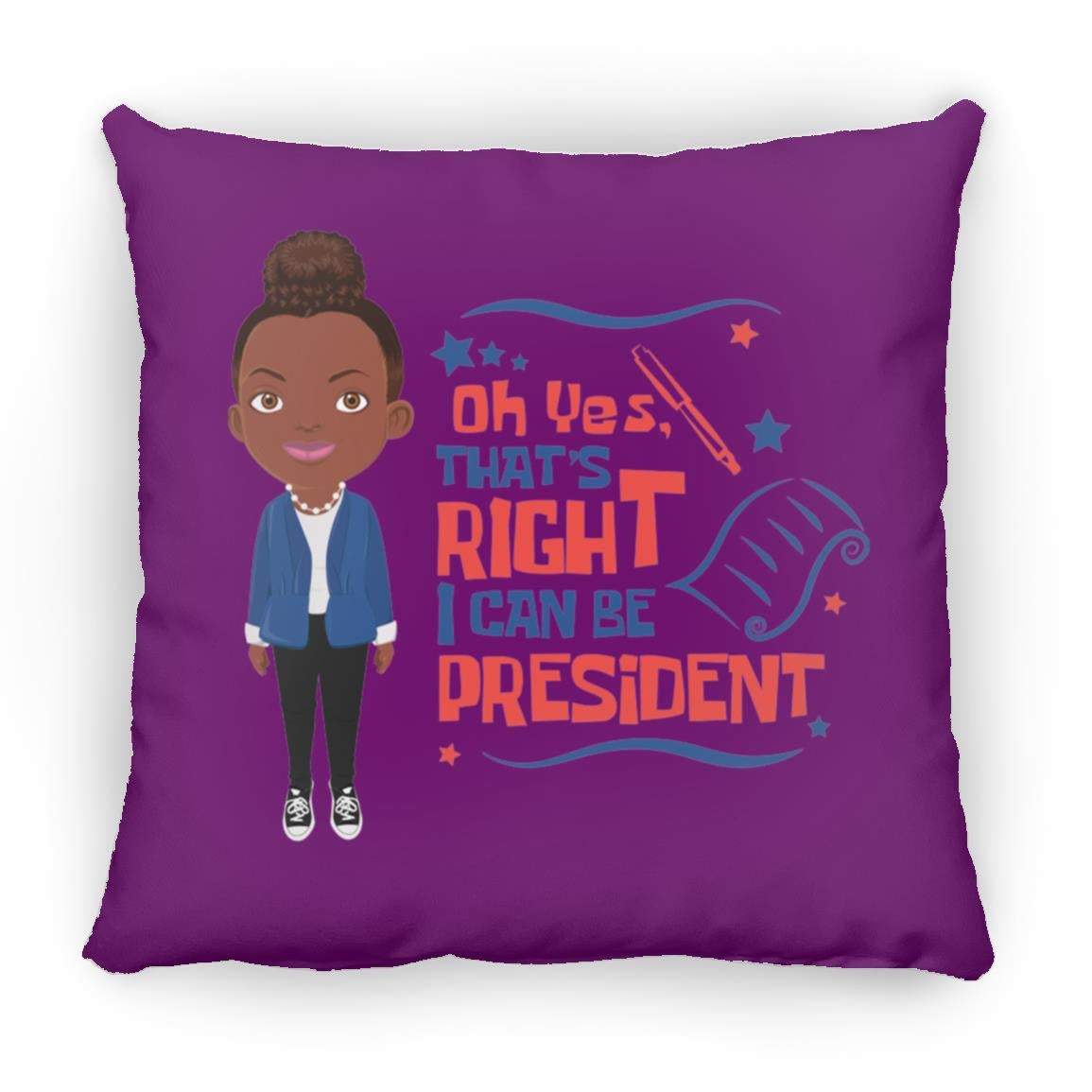 President Square Pillow 16x16-CustomCat-Accessories,Next President,Pillows