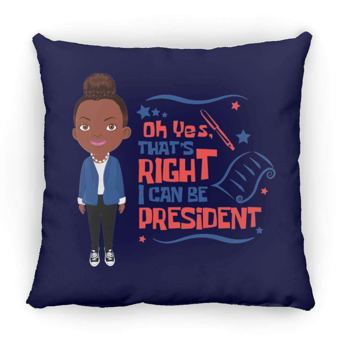 President Square Pillow 16x16-CustomCat-Accessories,Next President,Pillows