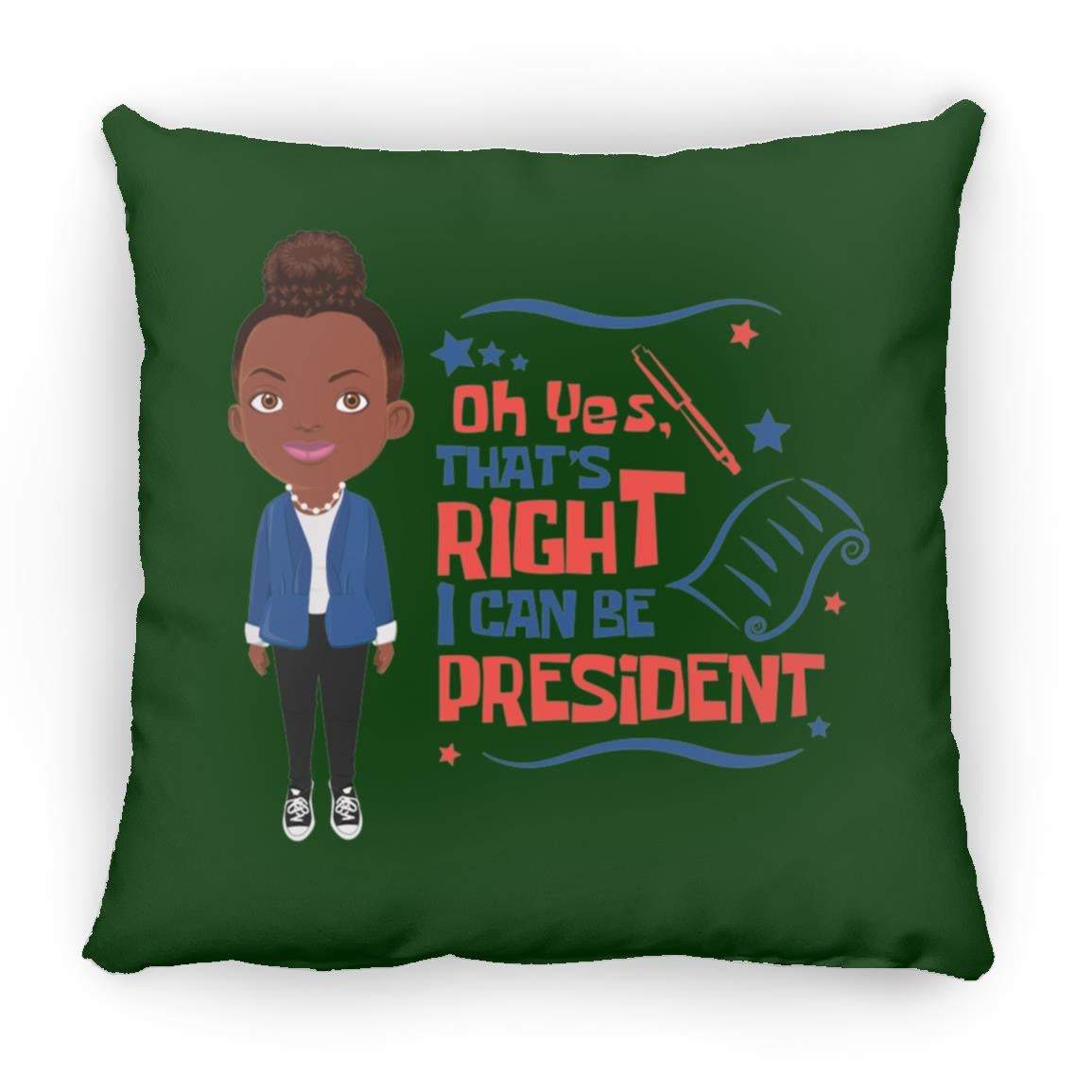 President Square Pillow 16x16-CustomCat-Accessories,Next President,Pillows