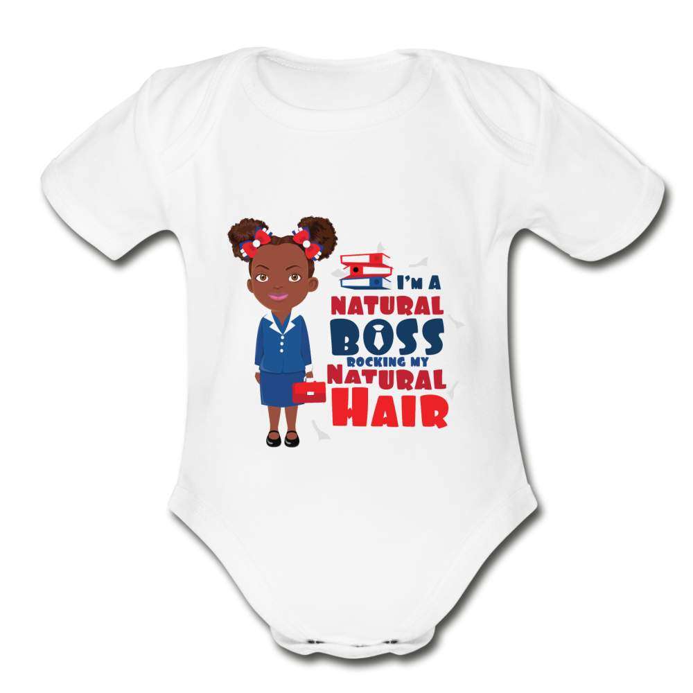 Natural Boss Organic Short Sleeve Baby Bodysuit-SPOD-Girls Clothes,infant,Infants,Natural Boss,New Arrivals,Shop,SPOD