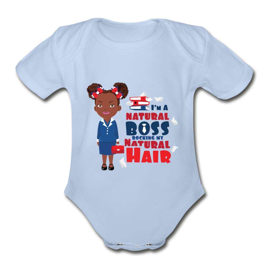 Natural Boss Organic Short Sleeve Baby Bodysuit-SPOD-Girls Clothes,infant,Infants,Natural Boss,New Arrivals,Shop,SPOD