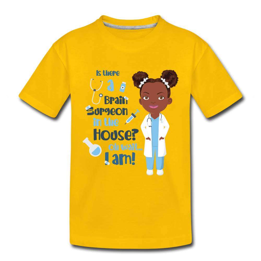 Toddler Brain Surgeon Premium T-Shirt - sun yellow
