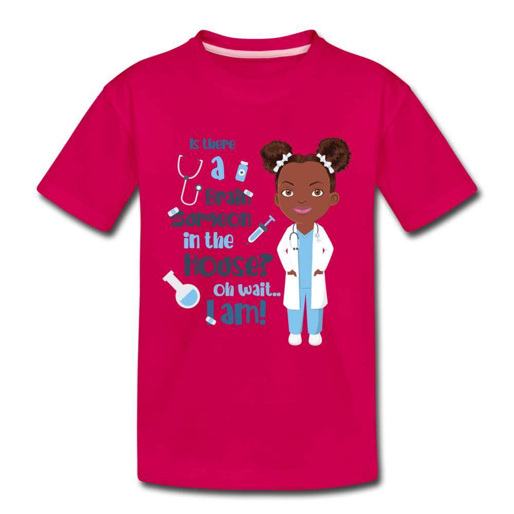 Toddler Brain Surgeon Premium T-Shirt - dark pink