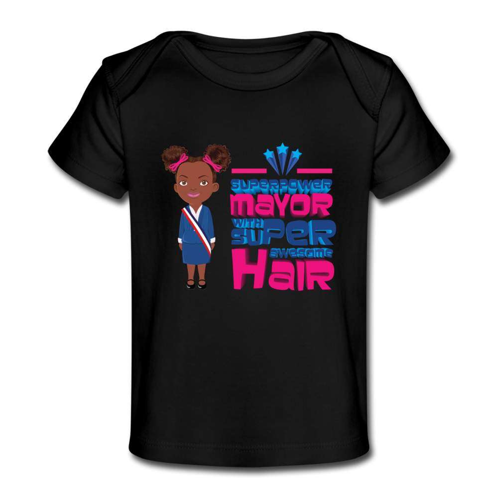 Mayor Organic Baby T-Shirt - black