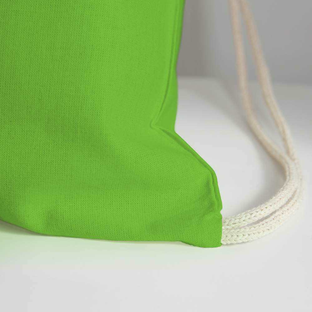 Airforce Cotton Drawstring Bag - clover
