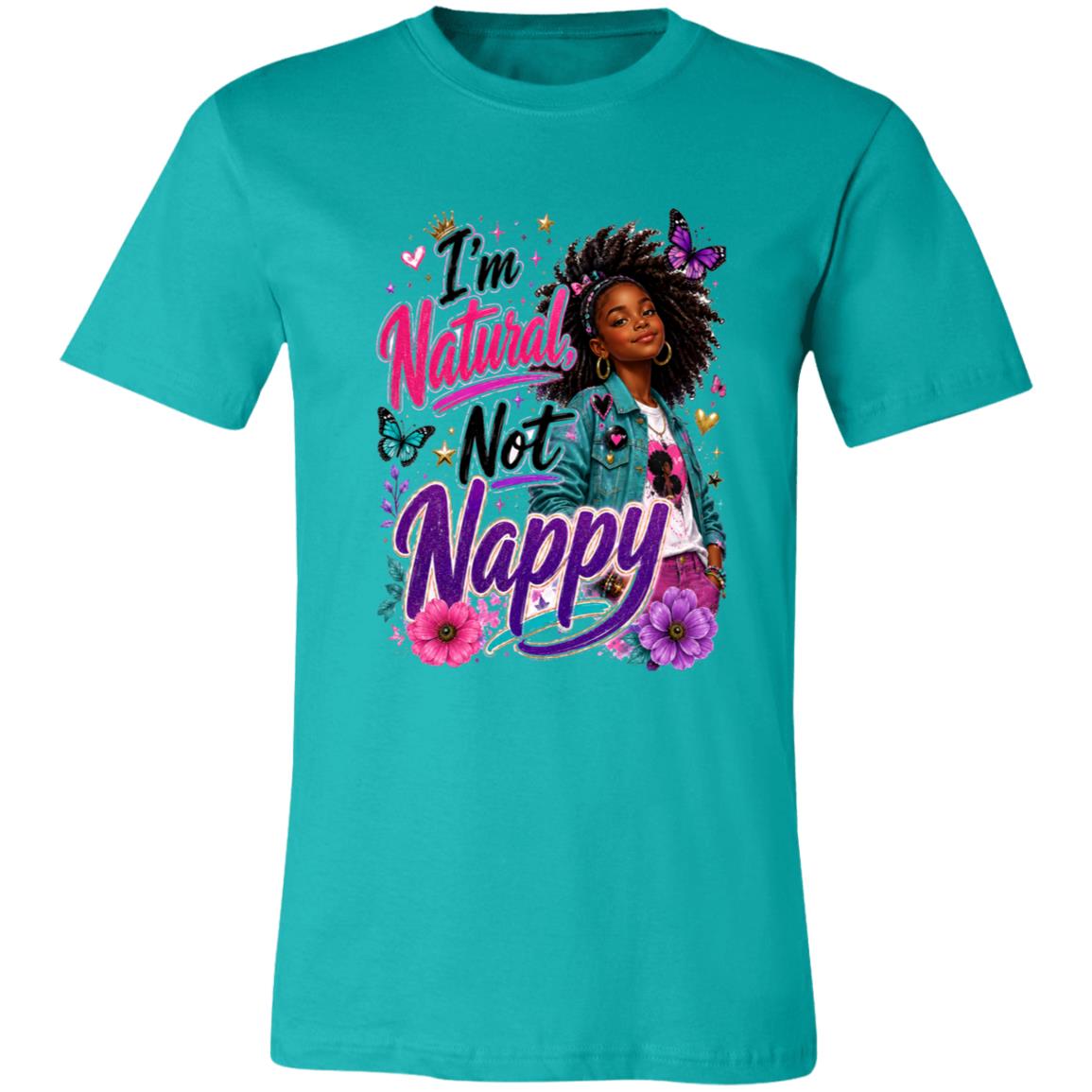Natural Not Nappy Riley's Way natural hair tee artwork