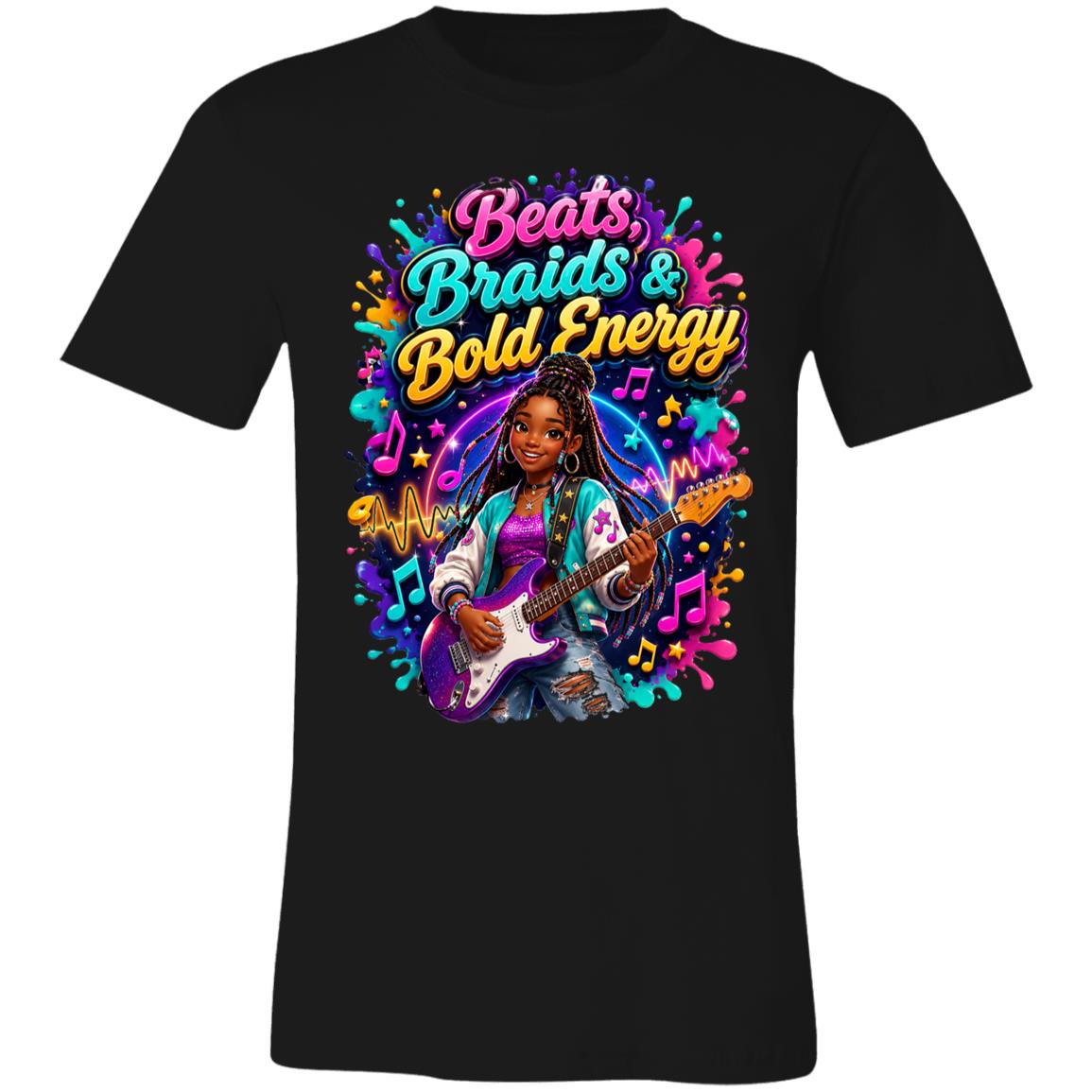 Musician/Singer career tee for girls Ages 13-16 with natural hair pride by Riley's Way