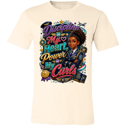 Army career tee for girls Ages 13-16 with natural hair pride by Riley's Way