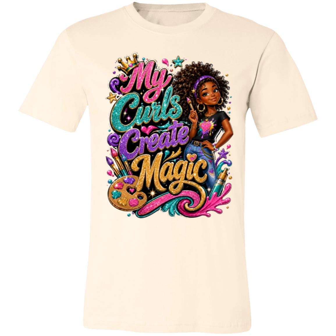 Artist career tee for girls Ages 13-16 with natural hair pride by Riley's Way