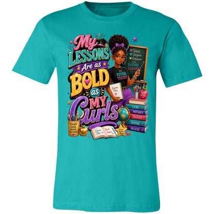 Teacher career tee for girls Ages 13-16 with natural hair pride by Riley's Way