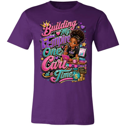 Entrepreneur career tee for girls Ages 13-16 with natural hair pride by Riley's Way