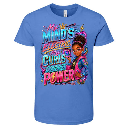 Engineer career tee for girls Ages 10-12 with natural hair pride by Riley's Way
