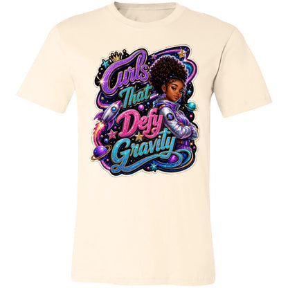 Astronaut career tee for girls Ages 13-16 with natural hair pride by Riley's Way