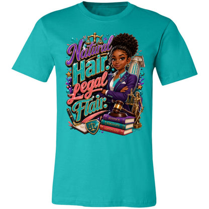 Lawyer career tee for girls Ages 13-16 with natural hair pride by Riley's Way