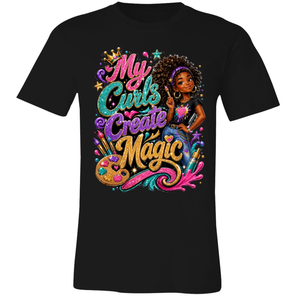Artist career tee for girls Ages 13-16 with natural hair pride by Riley's Way