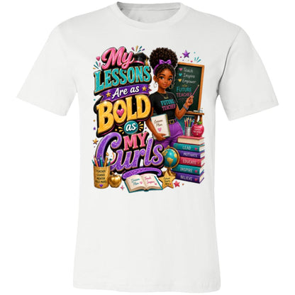 Teacher career tee for girls Ages 13-16 with natural hair pride by Riley's Way