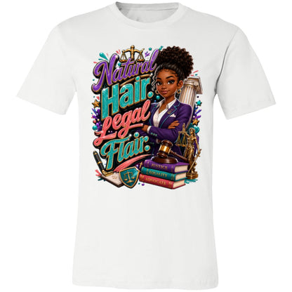 Lawyer career tee for girls Ages 13-16 with natural hair pride by Riley's Way