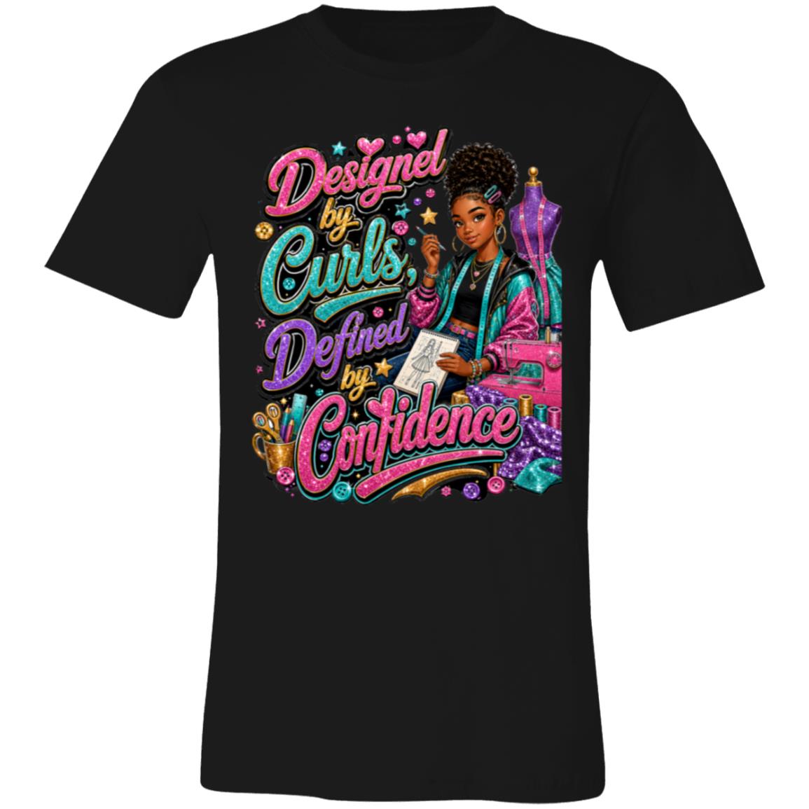 Fashion Designer career tee for girls Ages 13-16 with natural hair pride by Riley's Way