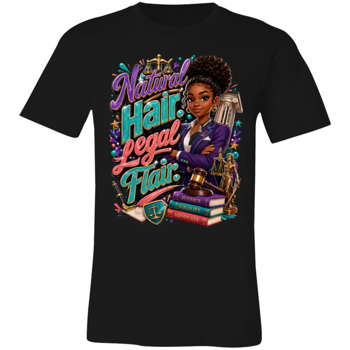 Lawyer career tee for girls Ages 13-16 with natural hair pride by Riley's Way