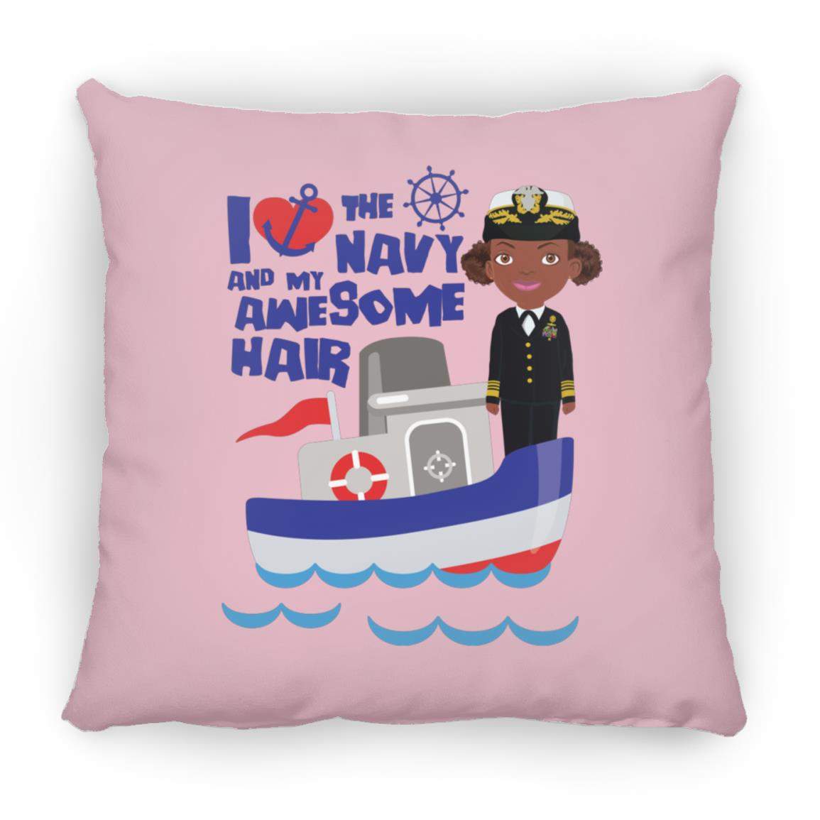 Navy Pillow 16x16-CustomCat-Accessories,navy awesome,Pillows,Shop