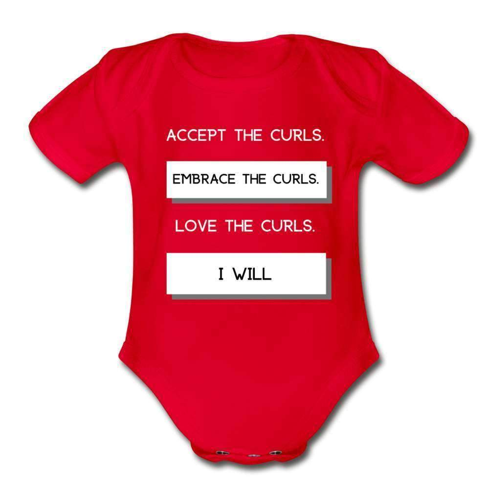 Accept the Curls organic Onesie-Riley's Way-Baby Bodysuits,infant,Infants,Shop