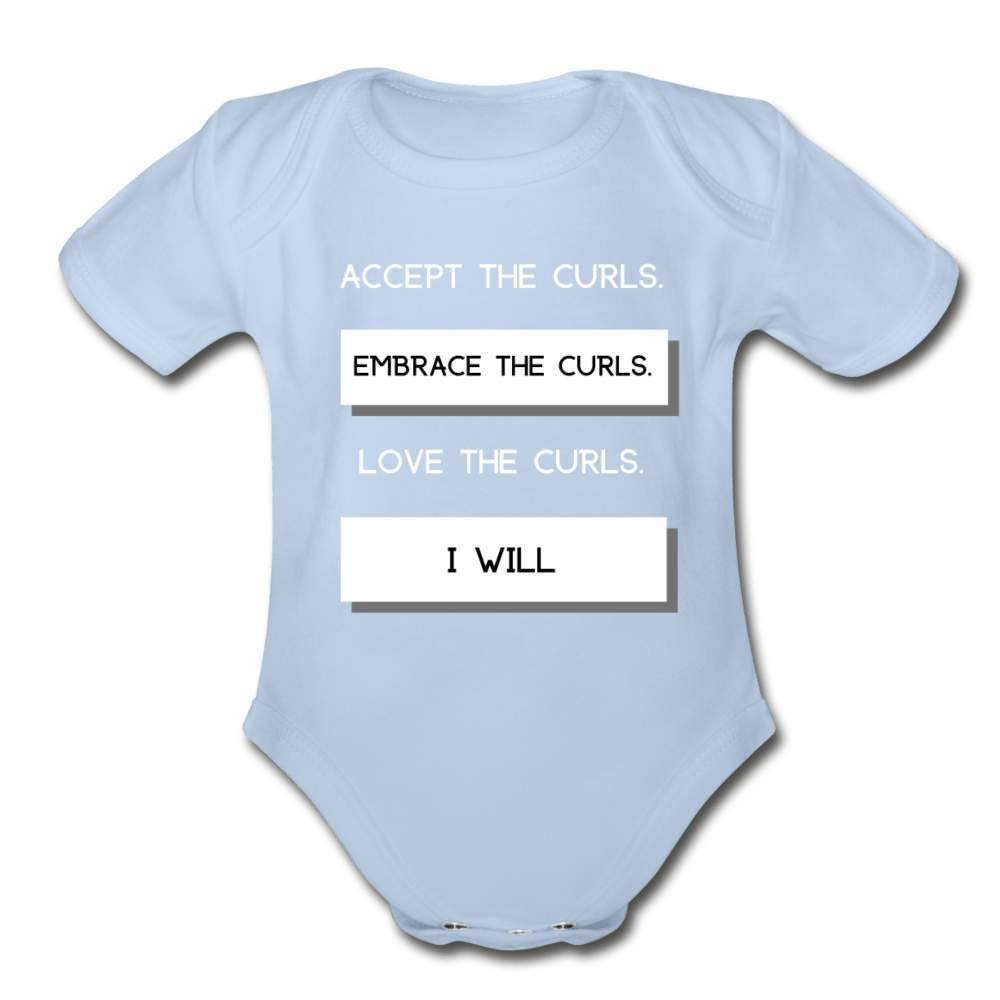 Accept the Curls organic Onesie-Riley's Way-Baby Bodysuits,infant,Infants,Shop