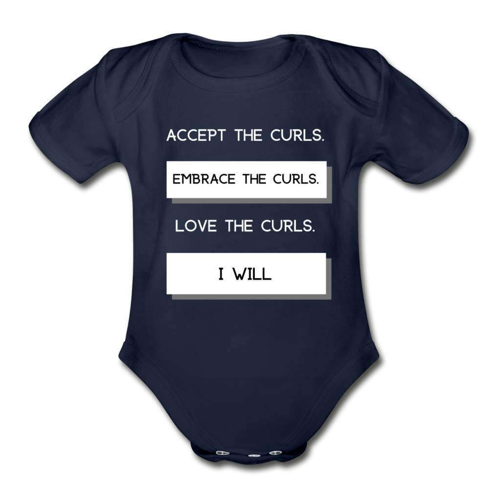 Accept the Curls organic Onesie-Riley's Way-Baby Bodysuits,infant,Infants,Shop