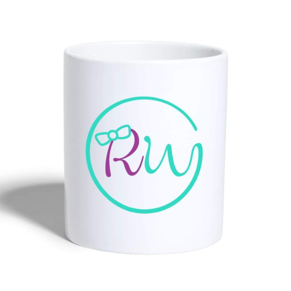 White Signature Logo Mug-Riley's Way-Accessories,Mugs,Shop