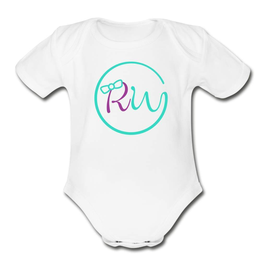 Signature Logo Organic Baby Onesie-Riley's Way-Baby Girls,Girls Clothes,infant,Infants,Shop