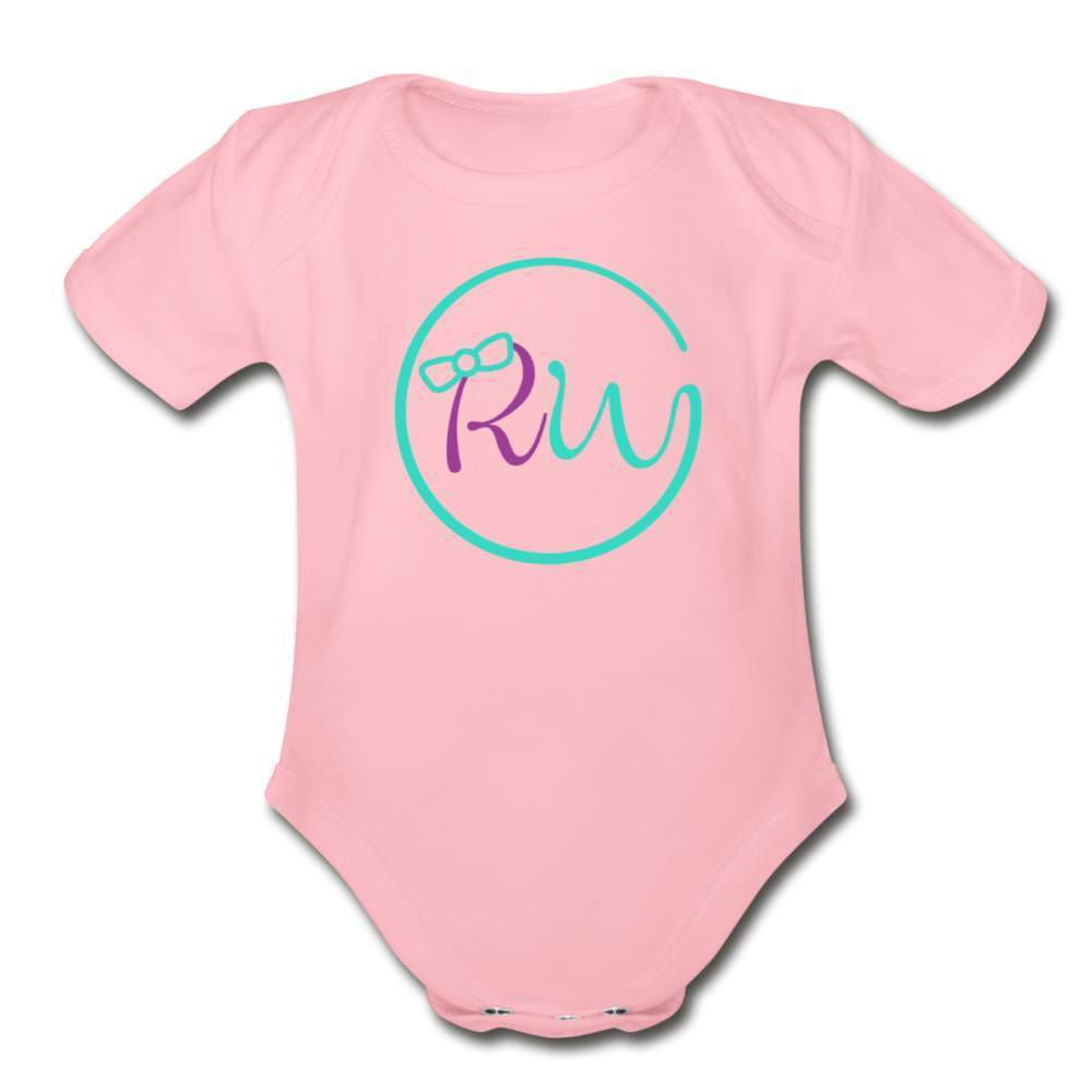 Signature Logo Organic Baby Onesie-Riley's Way-Baby Girls,Girls Clothes,infant,Infants,Shop