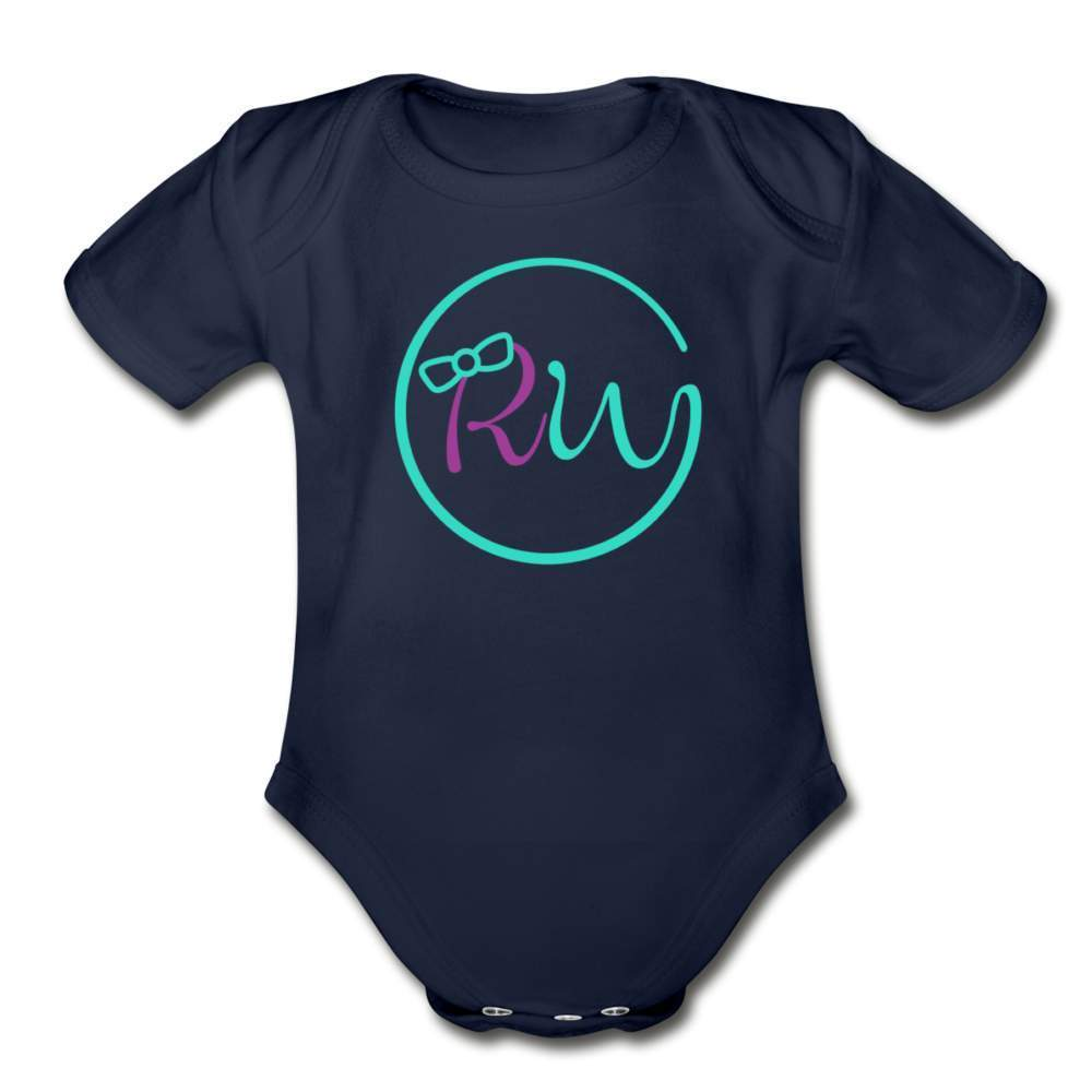 Signature Logo Organic Baby Onesie-Riley's Way-Baby Girls,Girls Clothes,infant,Infants,Shop