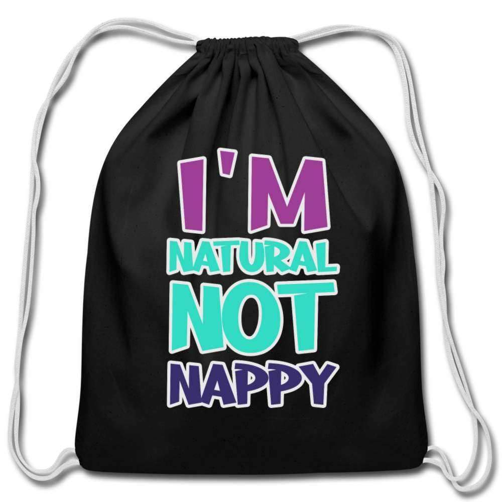 I'm Not Nappy Cotton Drawstring Bag-SPOD-Accessories,Bags,Bags & Backpacks,New Arrivals,Not Nappy,Shop,SPOD