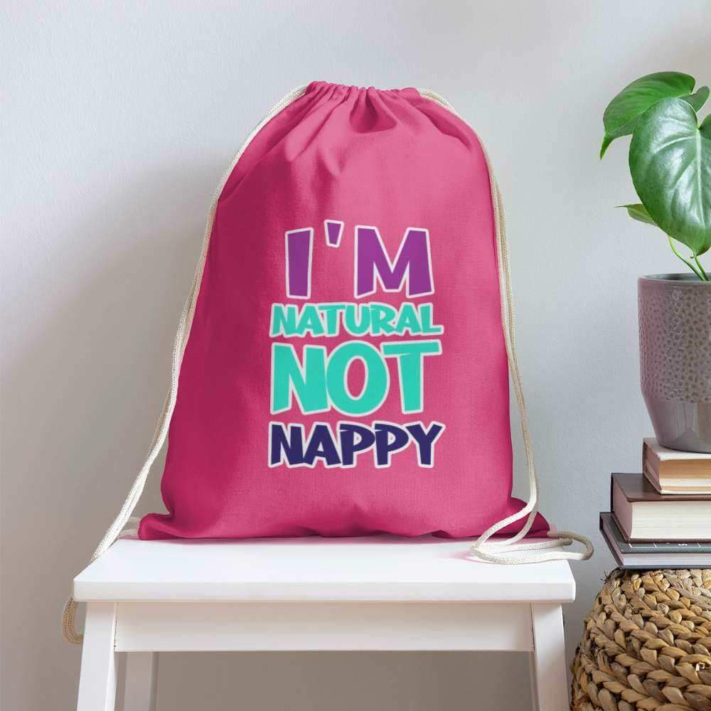 I'm Not Nappy Cotton Drawstring Bag-SPOD-Accessories,Bags,Bags & Backpacks,New Arrivals,Not Nappy,Shop,SPOD